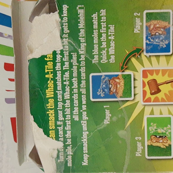 Whac-A-Mole Card Game COMPLETE (2009), Box Damage - Picture 7 of 16